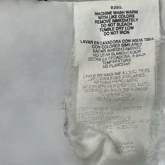 Vintage Adidas Puffer Jacket Coat Y2K Mens XL Black Logo Full Zip Quilted 90s - Picture 11 of 11